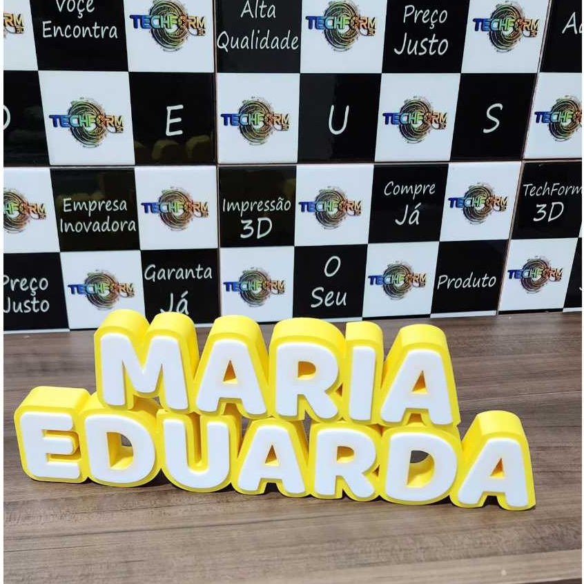 Letreiros Personalizados em Impressão 3D – Decoração Moderna e Exclusiva para Qualquer Ambiente em Oferta na Shopee