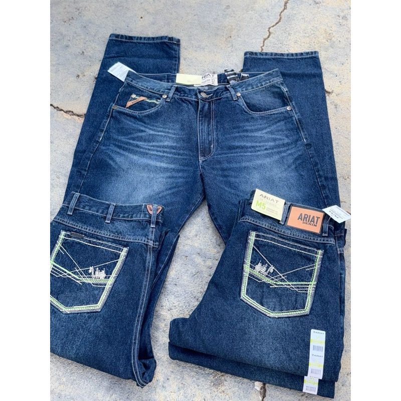 Calça country masculina para montaria ariat