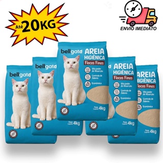 Areia Sanitária Para Gatos Bellgato Extra Fina Areia Para Gato Argila Pipicat Barata em Oferta na Shopee