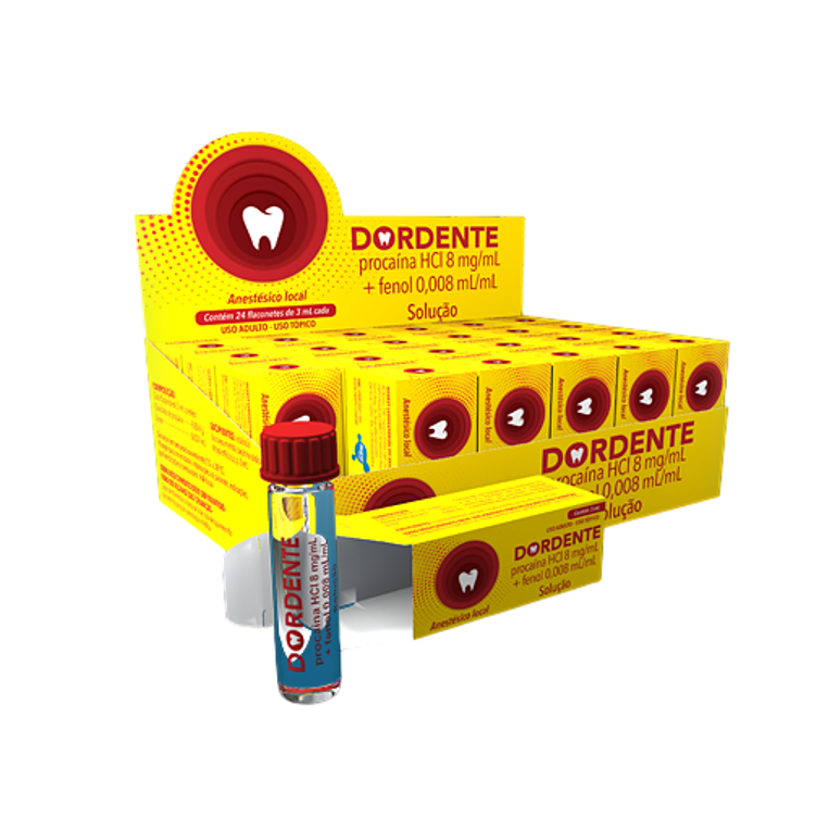 DORDENTE CX 24 FLACONES 3 ML em Oferta na Shopee