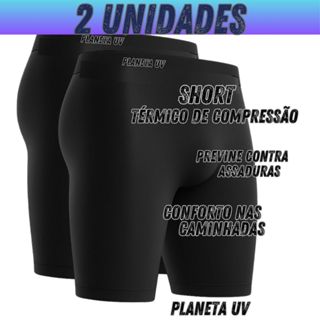 KIT 2 OU 1 BERMUDAS TÉRMICA UV DE COMPRESSÃO ALTA DURABILIDADE E RESISTENTE ENVIO IMEDIATO E SEGURO em Oferta na Shopee