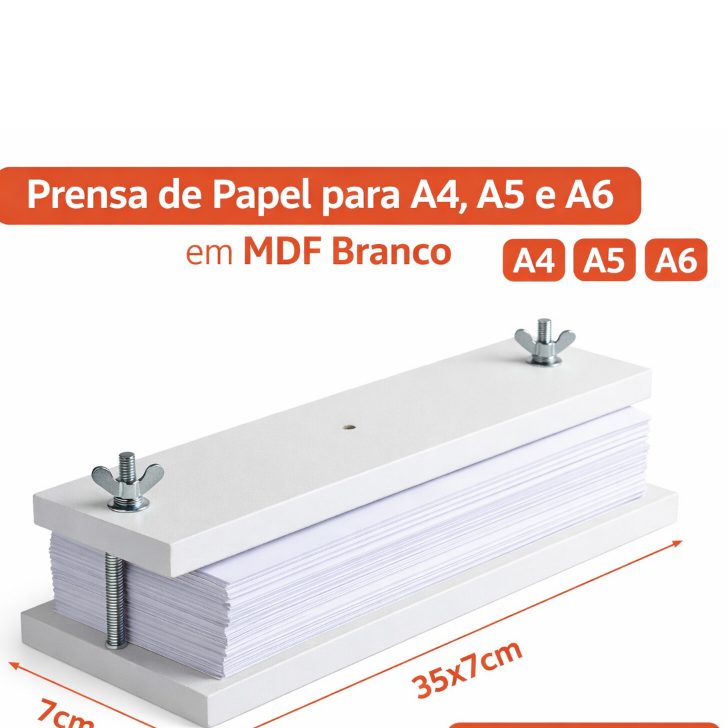 Prensa de Mdf Para papel blocagem A4/A5/A6