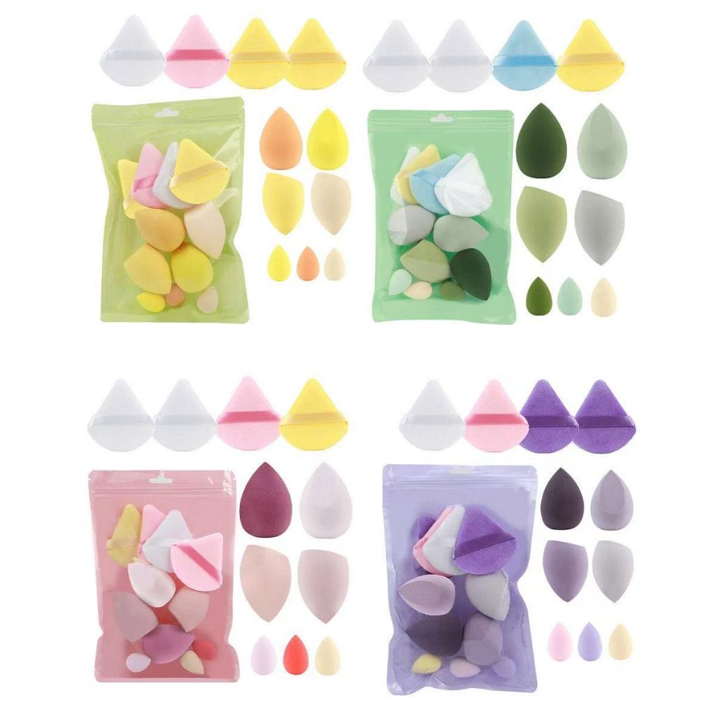 Kit11 Conjunto de esponja de maquiagem multifuncional vários modelos em Oferta na Shopee