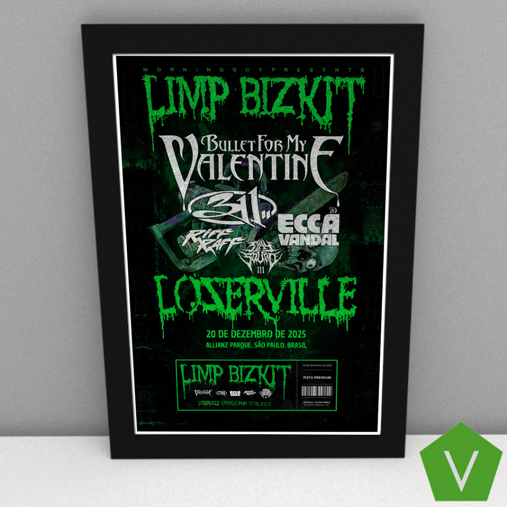 Quadro lngresso - LIMP BIZKIT Loserville Tour / Bullet for my valentine