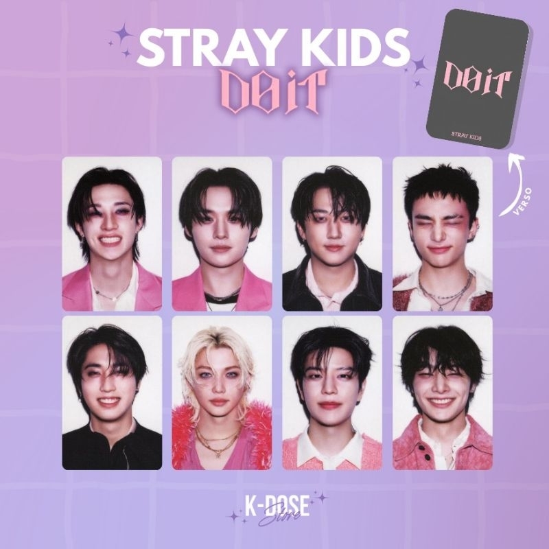 KIT PHOTOCARDS FANMADE - STRAY KIDS - DO IT em Oferta na Shopee
