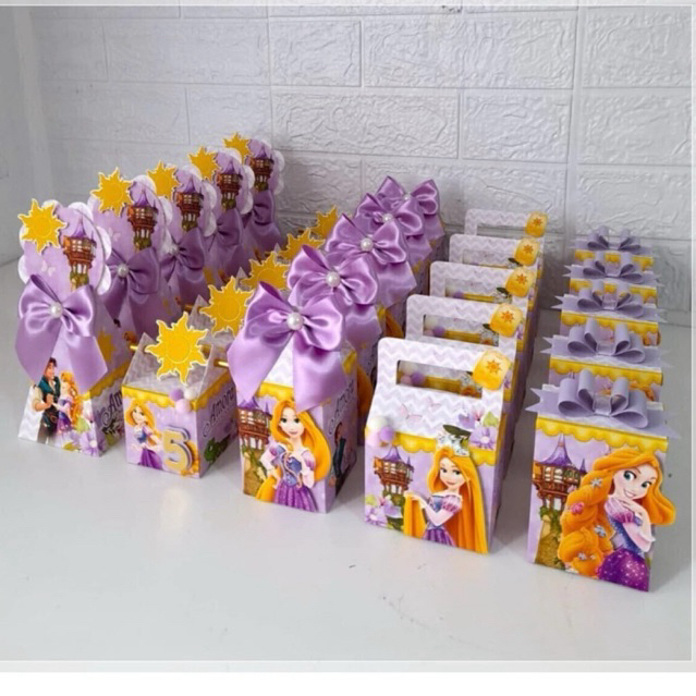 Kit Personalizado Rapunzel Lembrancinhas(PEGUE E MONTE) Festa de  Aniversário Infantil