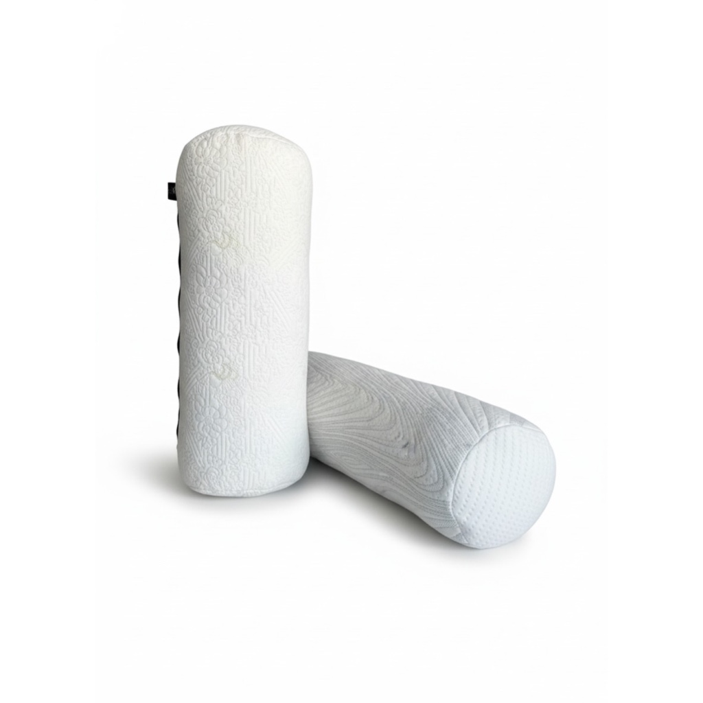 Refil Rolo P/ Cabeceira Casal Enchimento Fibra De Silicone Apoio de Perna 80x20