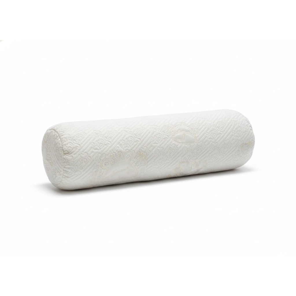 Rolo Decorativo Cabeceira Cama De Casal Box Viuva 100% Silicone 80x20