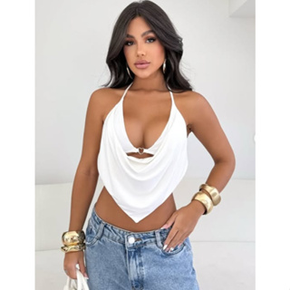 Top Cropped Coração Multiformas de Amarrar Costas Nuas Elegante Tamanho Único 36 ao 42 em Oferta na Shopee