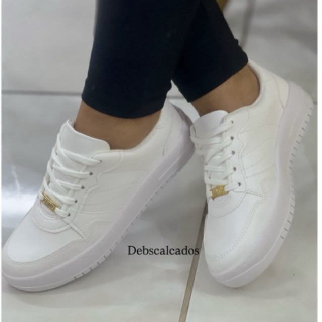 Tênis Vizzano Feminino Casual Plataforma Moda Passeio Leve Macio Ultra Conforto Flatform Confortável Versátil 1389.101