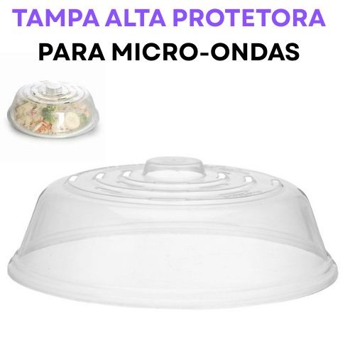 Tampa Para Microondas Super Resistente, Disponível em Dois Tamanhos: Alta e Baixa em Oferta na Shopee