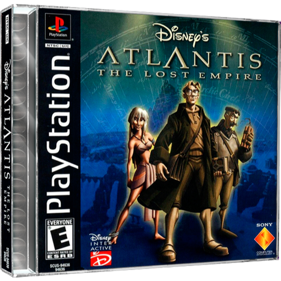 Jogo Atlantis The Lost Empire para play1 psone