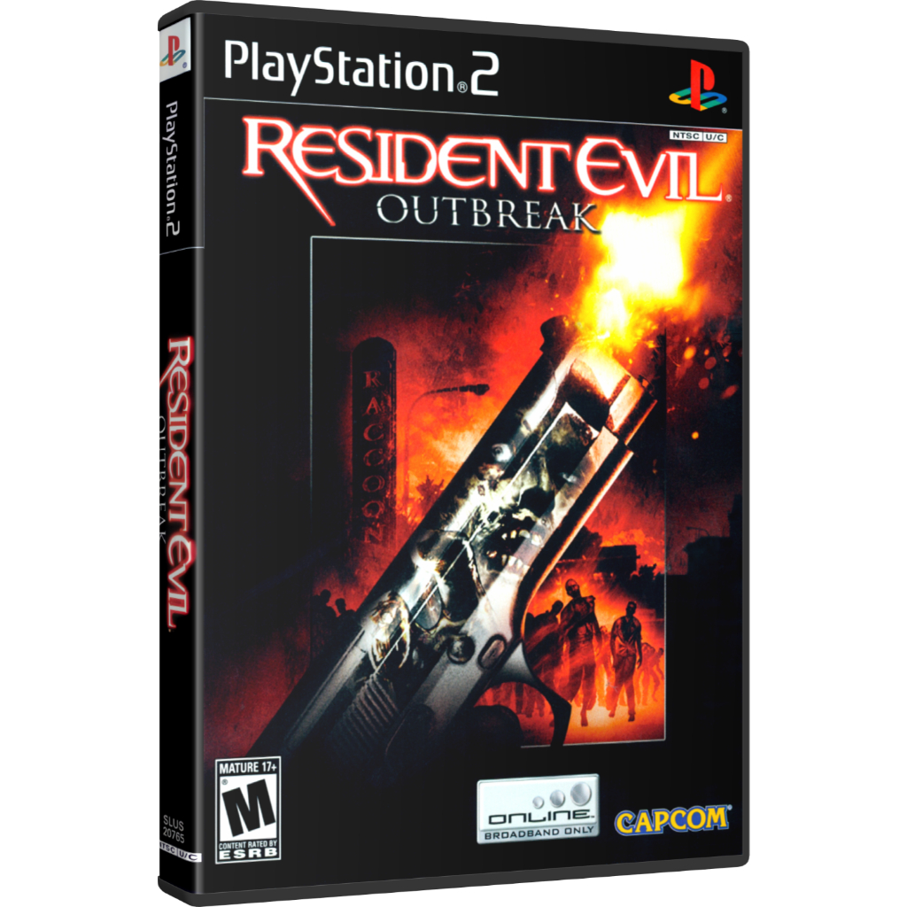 Jogo Resident Evil Outbreak para play 2 ps2