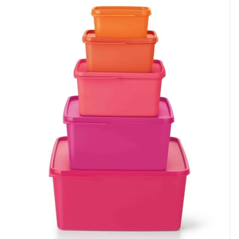 tupperware basic line kit 5 peças