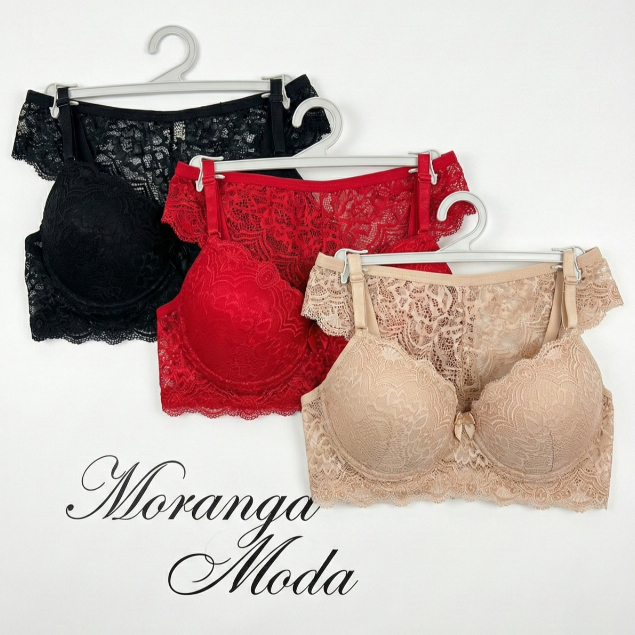Kit 3 Conjunto Lingerie Feminina Renda – Bojo e Calcinha Caleçon – P M G GG – Sexy Lingeries em Oferta na Shopee
