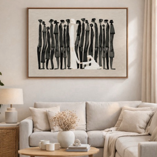 Quadro Religioso Moderno de Jesus | Mulher do Fluxo de Sangue – Arte Cristã em MDF para Sala e Quarto em Oferta na Shopee