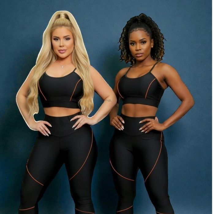 Conjunto Feminino Fitness Para Academia Com Bastante Elastano | Sem Transparência OFFK