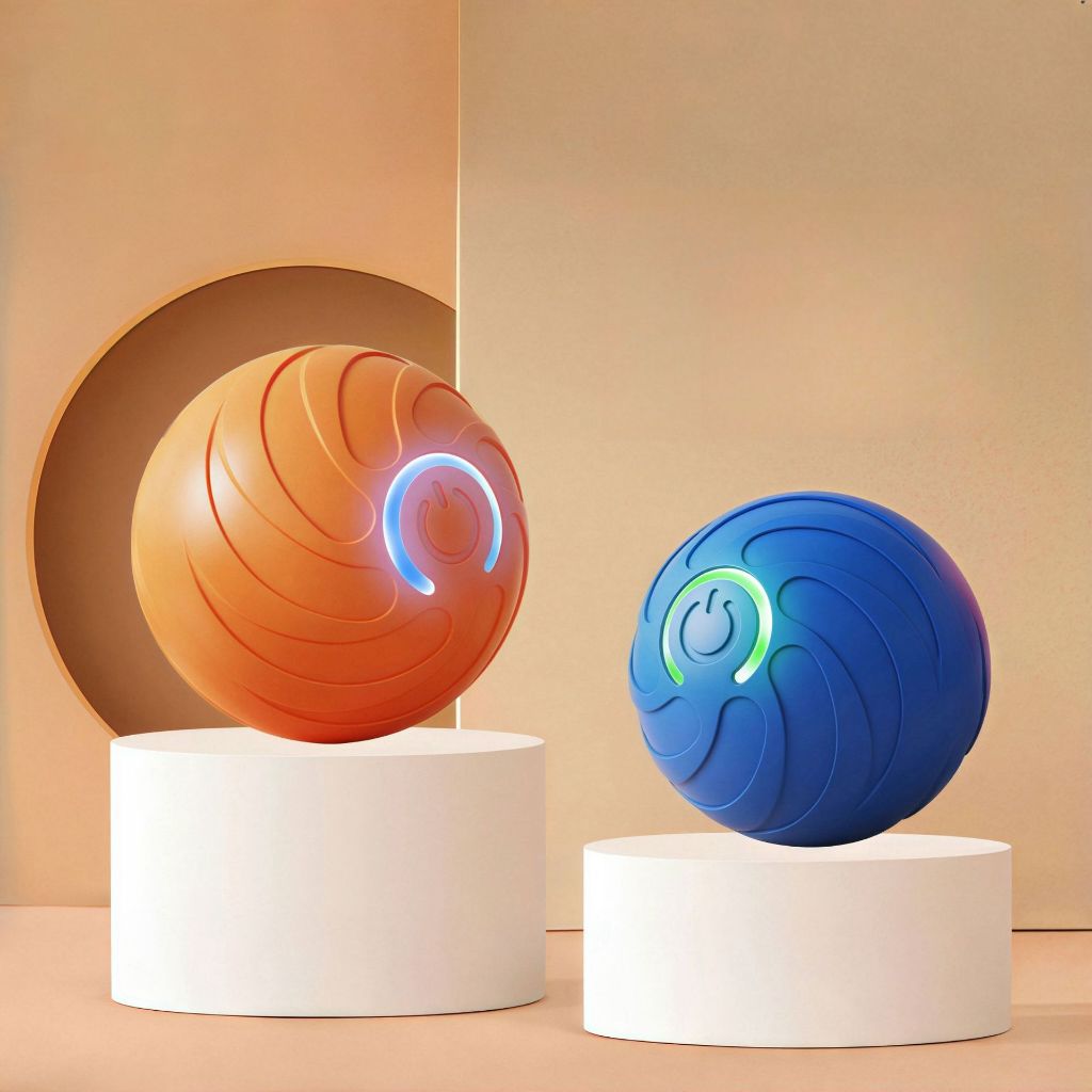 Bolinha Eletrônica para Cachorro - Movimento Automático, Recarregável USB em Oferta na Shopee