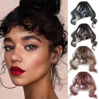 Franja de Peruca Cacheada Natural Pente Fixa - Look Realista Fácil de Usar Aplicação Rápida para Mulheres em Oferta na Shopee