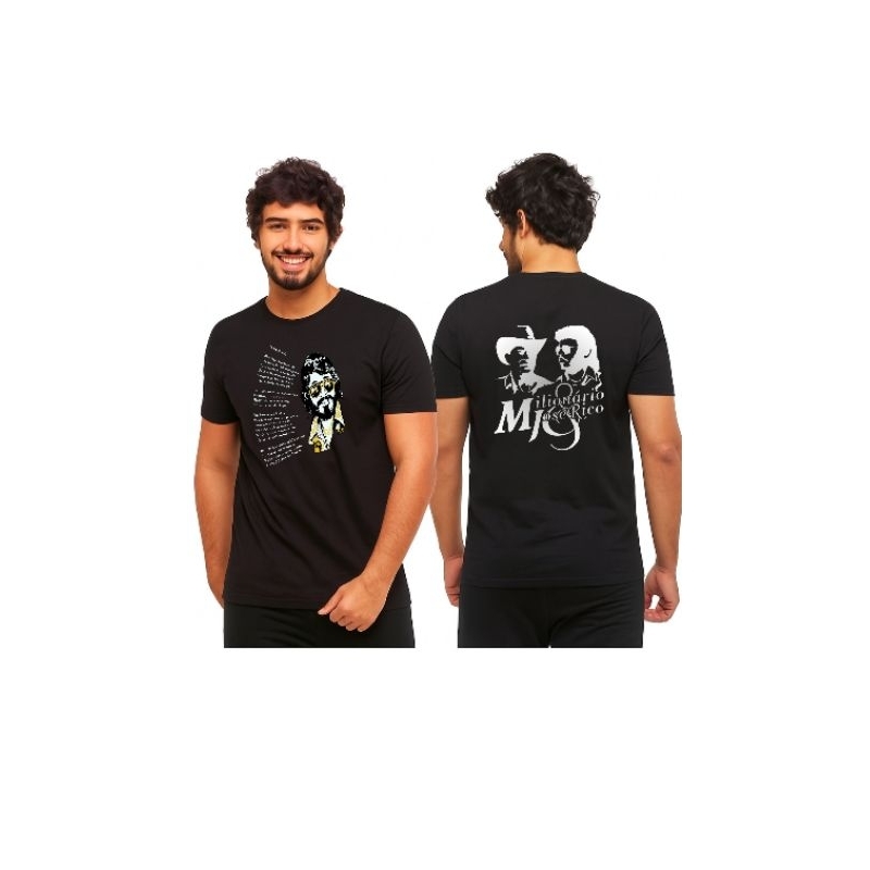 Camiseta fans milionário e José Rico