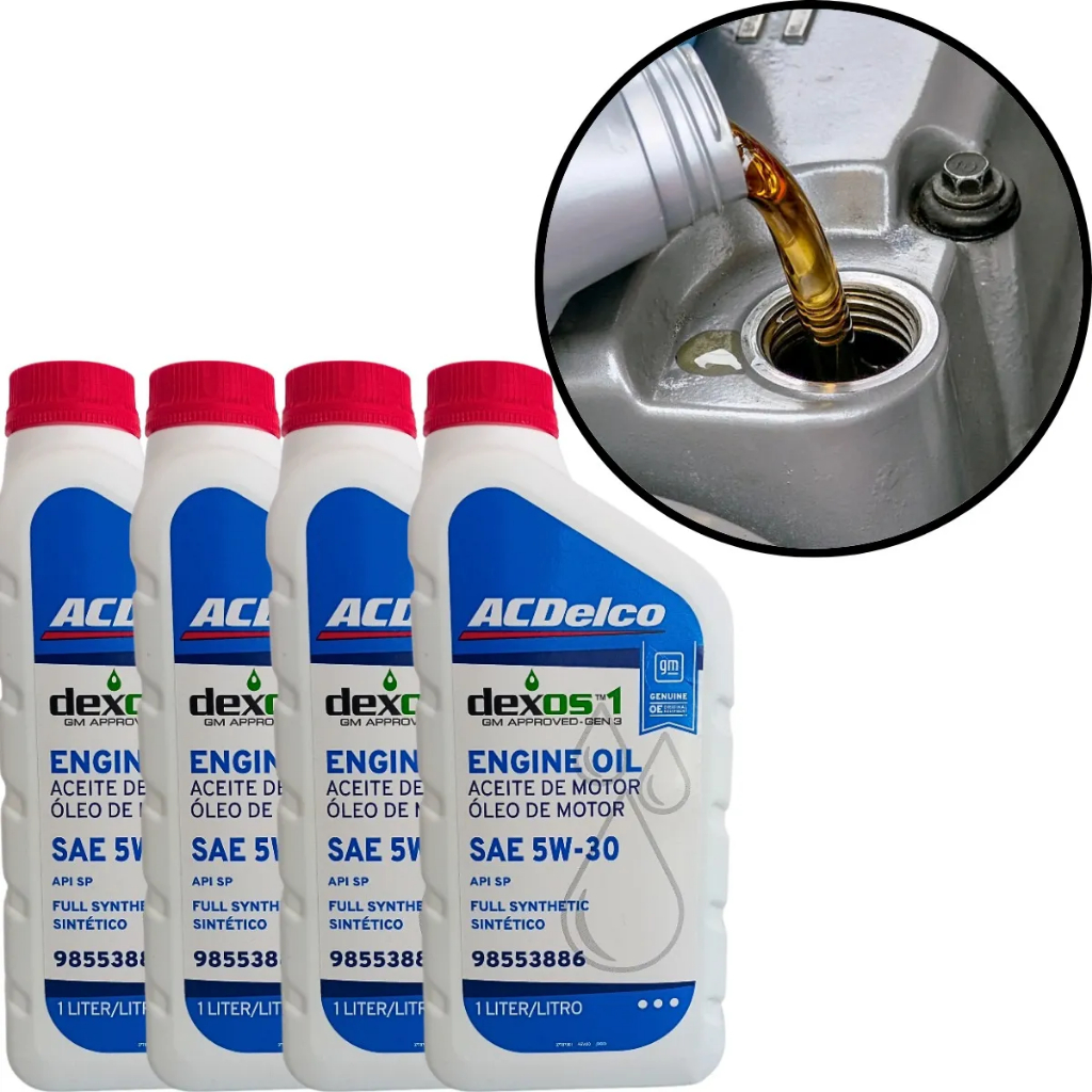 4 Litros Óleo 5w30 Dexos 1 Gen3 Acdelco Sintético Original Gm