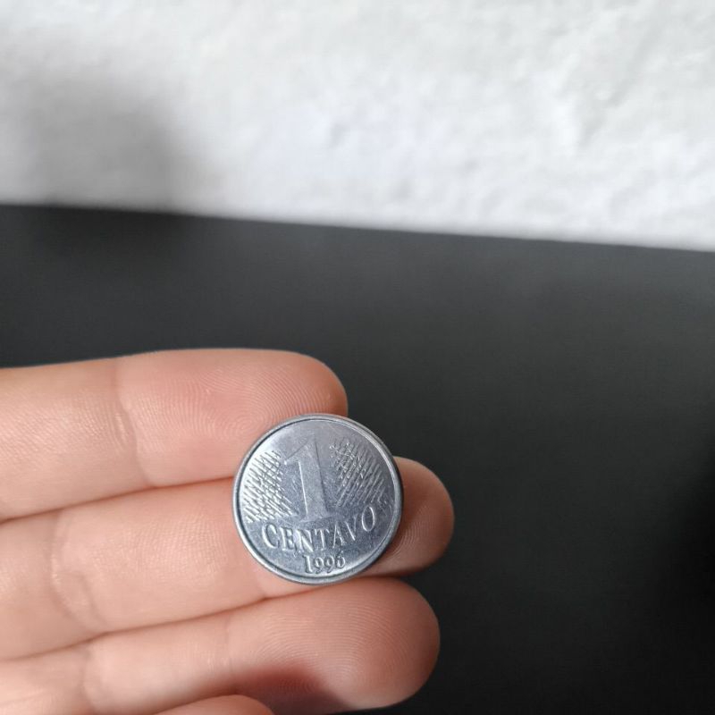 Moeda de 1 centavo Brasil 1996