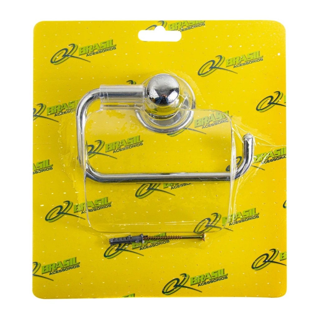 Papeleira Plástica Samba Cromada Jpsc Japi Porta Papel em Oferta na Shopee