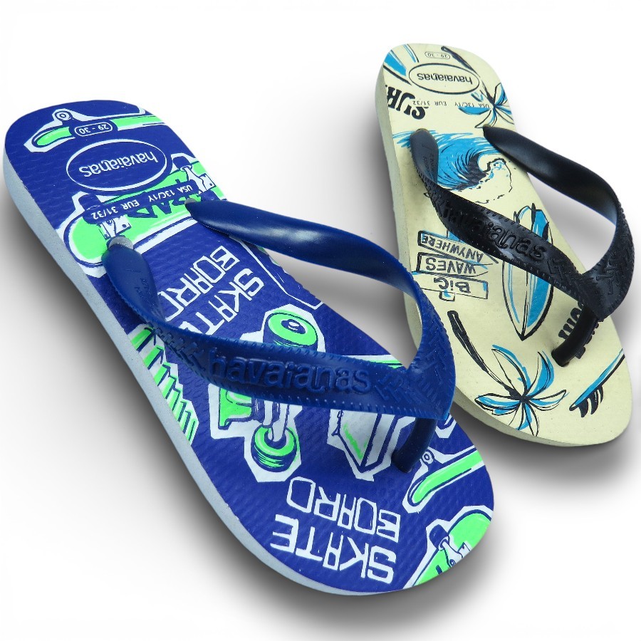 Chinelo Infantil Havaianas 4127273 Kids Athletic Estampado Criança em Oferta na Shopee