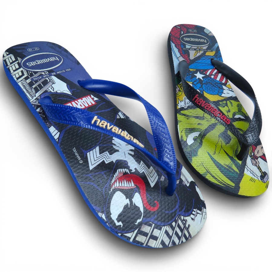 Chinelo Masculino Havaianas 4147012 Top Marvel Classics em Oferta na Shopee