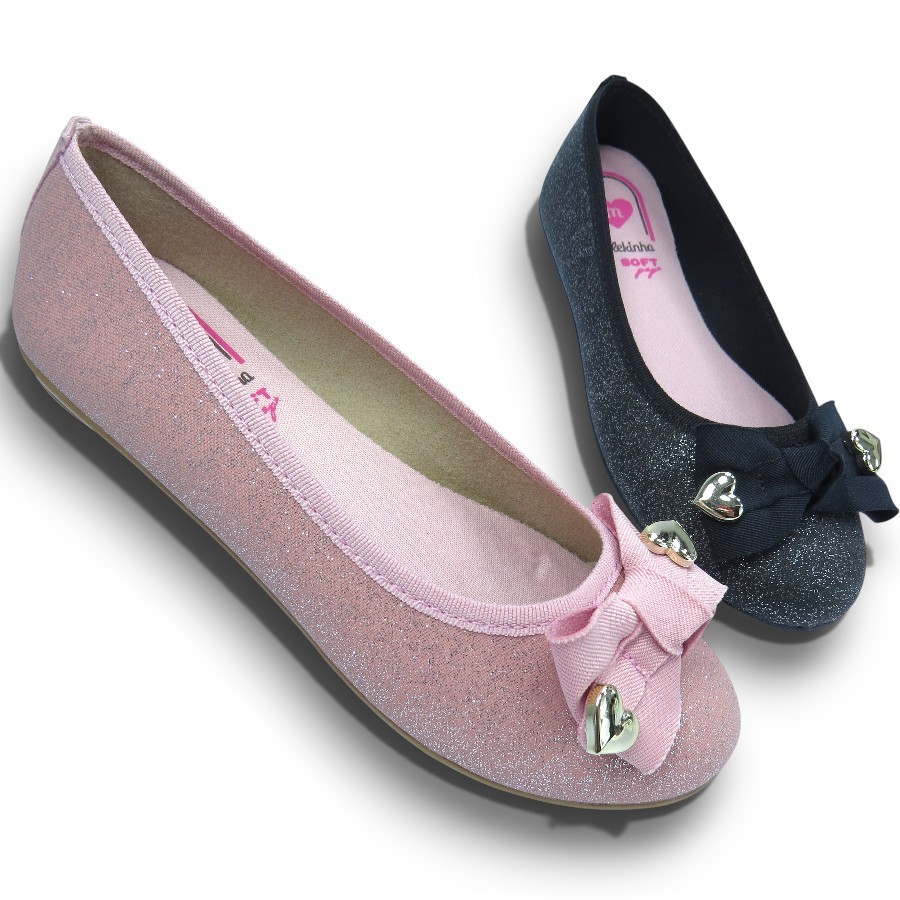 Sapatilha Infantil  Molekinha 2502387 Glitter em Oferta na Shopee