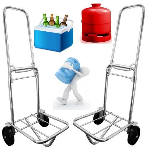 🚚 Carrinho Maleiro Dobravel Reforçado Bagagem Bagageiro Cooler Mala Caixa