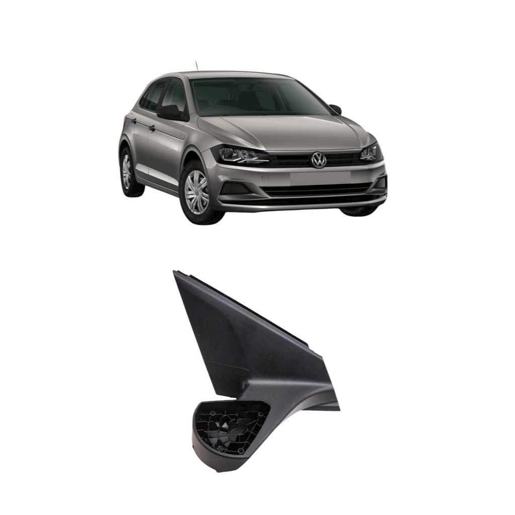 Pé Base Retrovisor Volkswagen Polo Virtus 18/21 Original Dir.