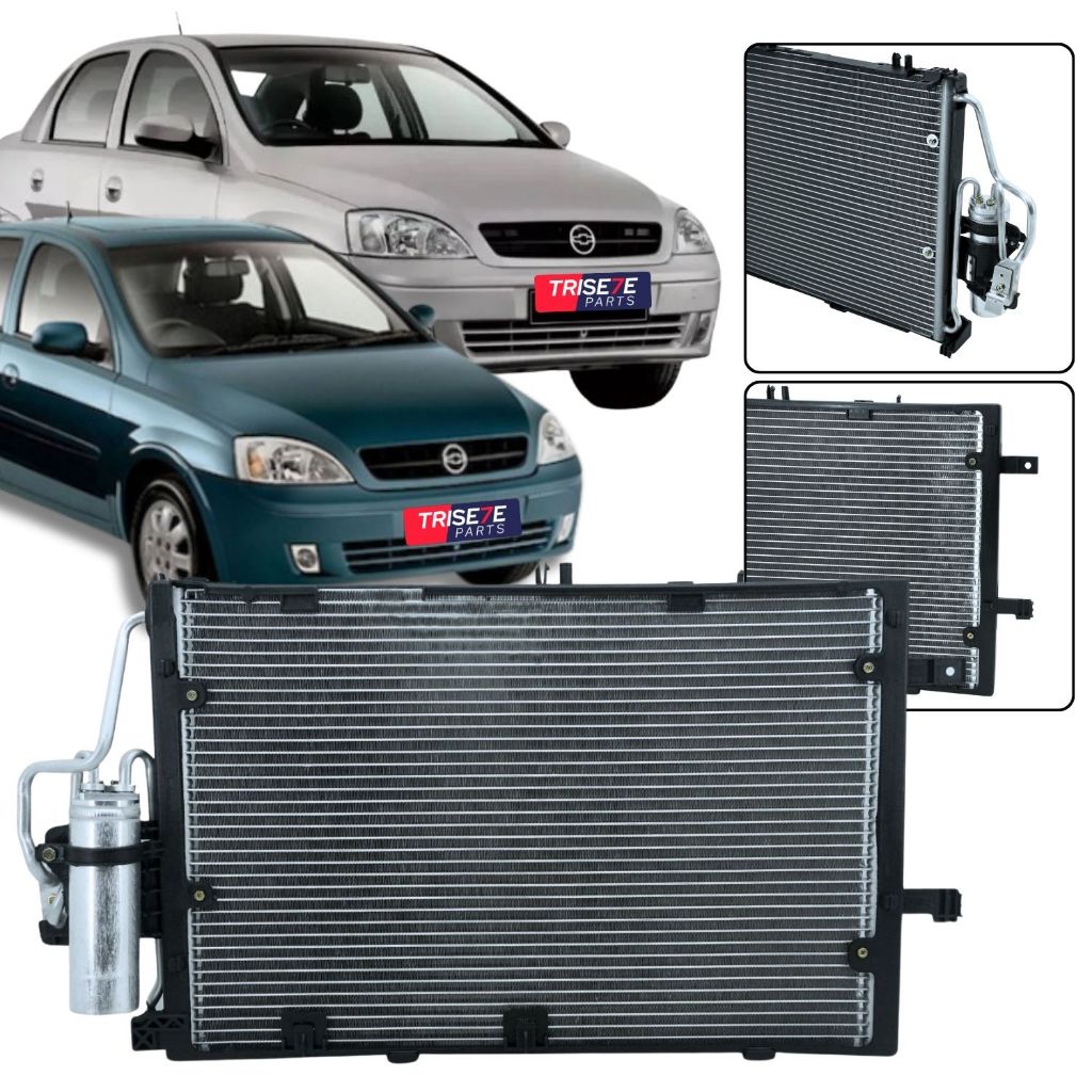 Condensador Corsa Montana 1.4 e 1.8 2003 2004 2005 2006 2007 2008 2009 2010 Com Filtro Secador Gm