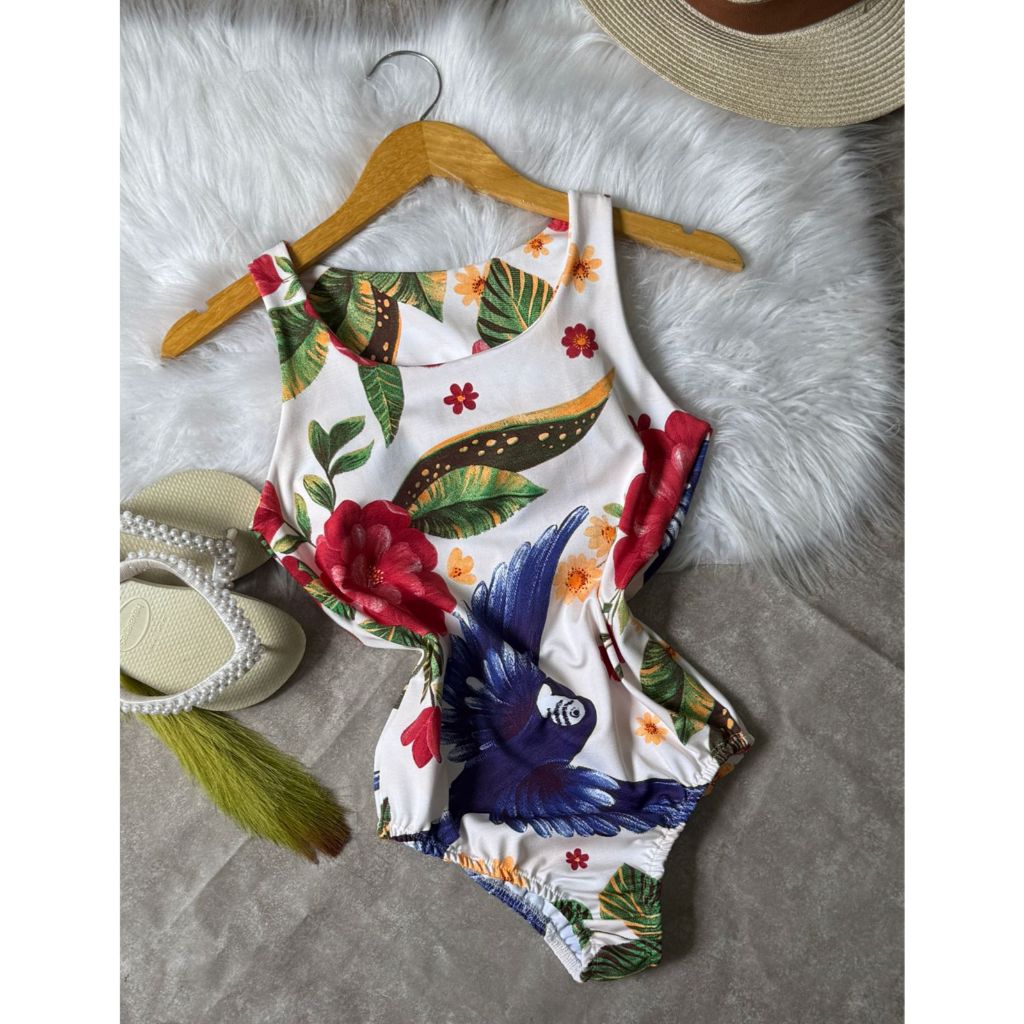 Maio Forrado Para Banho Bory Body Feminino Maio No Suplex Estampado Piscina Praia Verao em Oferta na Shopee