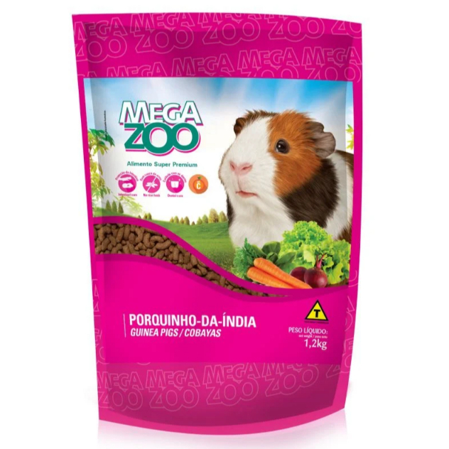 Ração para Porquinho-da-India Megazoo 1.2kg