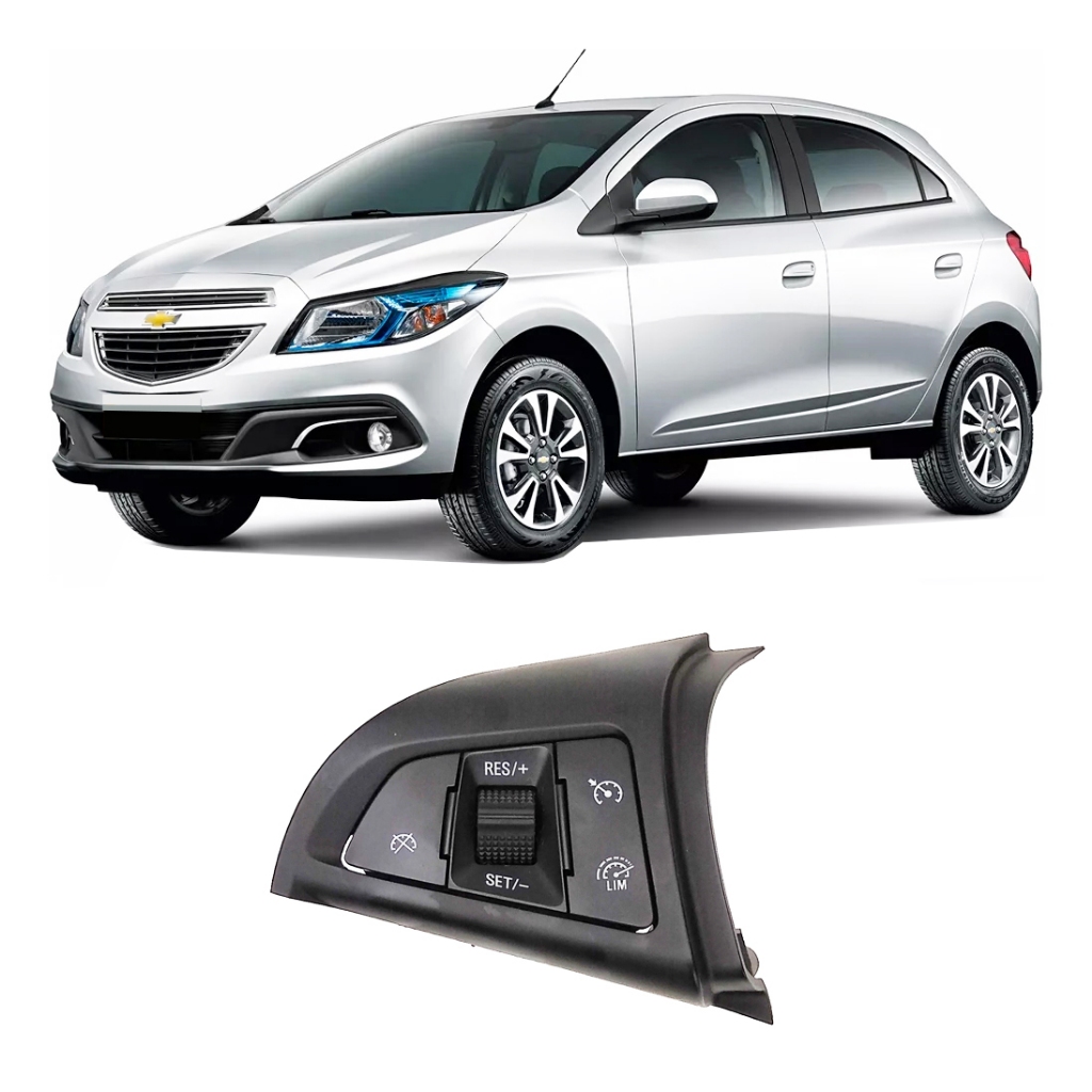 Botão Comando Piloto Automático Volante Ônix Cruze Spin 13/24 Original Esq.