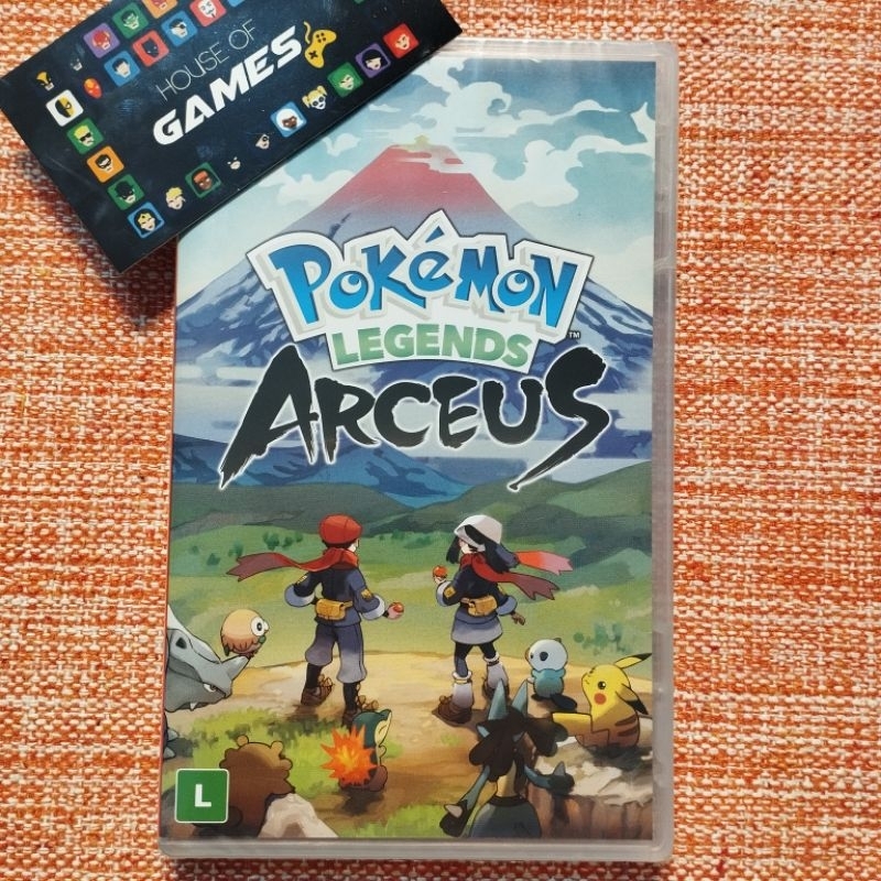 Game Pokémon Legends Arceus Nintendo Switch Midia Física Lacrado Original