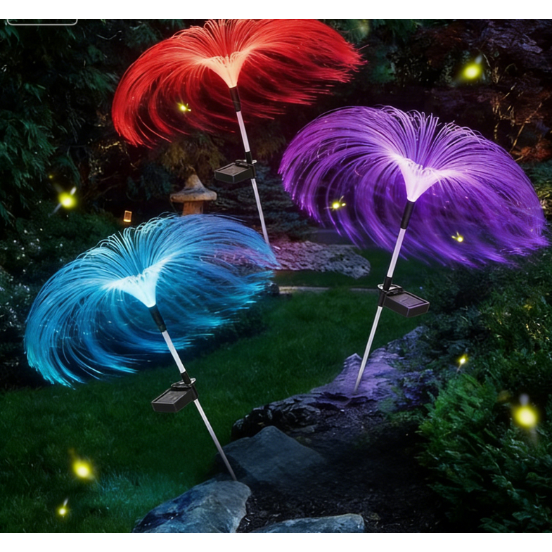 Luminária Solar para Jardim Luz de Natal e Decoração Exterior à Prova d’Água, Fácil Instalação Ideal para Festas MT149