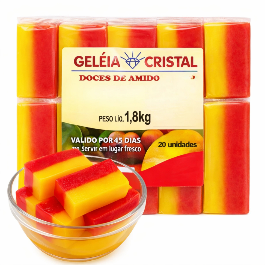 Geleia D'Água C/ 20 Unidades 1,8kg - Cristal