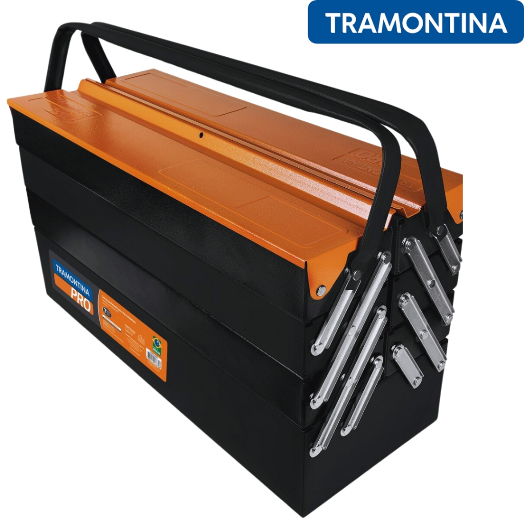 Caixa de Ferramentas Tramontina Pro 7 Gavetas Organização Ferramentas 44952002