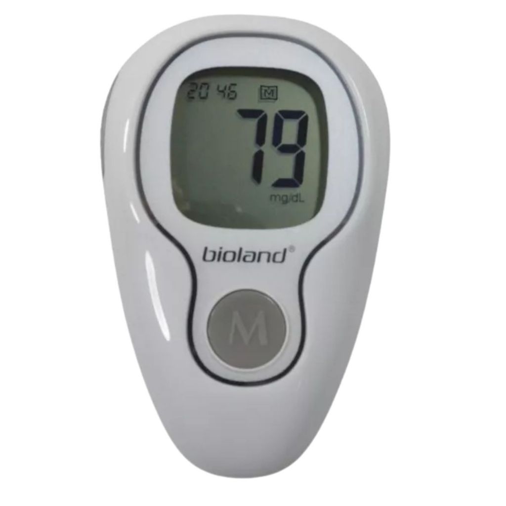 Glicosimetro Aparelho Medidor De Glicose Bioland G425 Branco (somente o aparelho)
