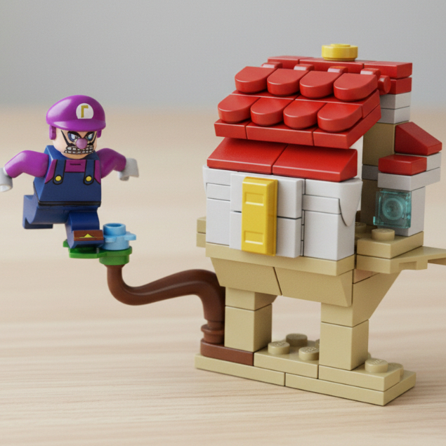 Blocos de Montar KART e Moto Infantil Aventuras Rodoviárias com Boneco