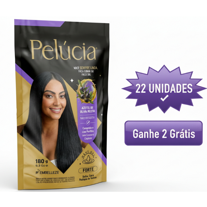 Kit Compre 22 e Ganhe 2 Henês Pelúcia Pouch Forte