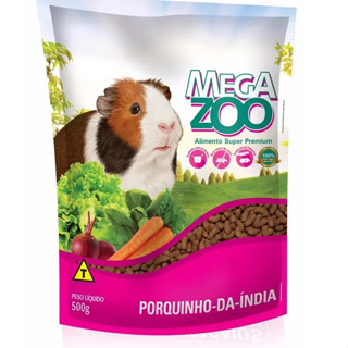 Ração para Porquinho-da-India Megazoo c/ 500g em Oferta na Shopee