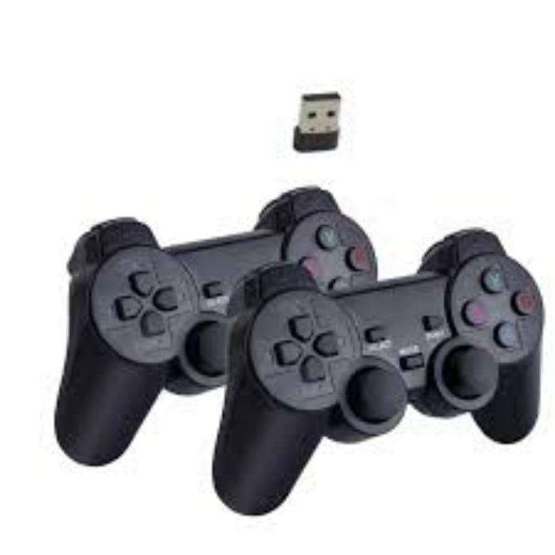 kit controles games sticks par com adaptador usb em Oferta na Shopee