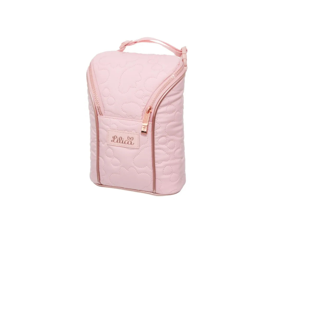 Porta Mamadeira Lilica Ripilica Shine Pacific Cor Rosa - Coleção 2026 - original