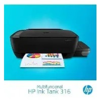 Impressora Multifuncional HP Ink Tank 316 – Jato de Tinta, Imprime, Copia e Digitaliza, Alta Qualidade Colorida, Tanque