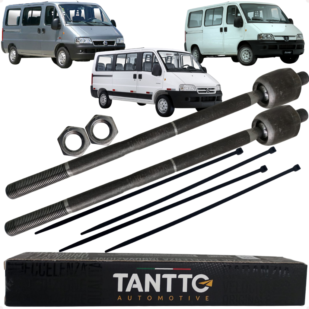 Par Barra Braço Axial Direção Hidráulica Jumper Ducato Boxer 1998 a 2017
