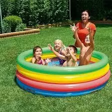 Piscina Inflável Arco-íris Infantil 550 Litros Mor