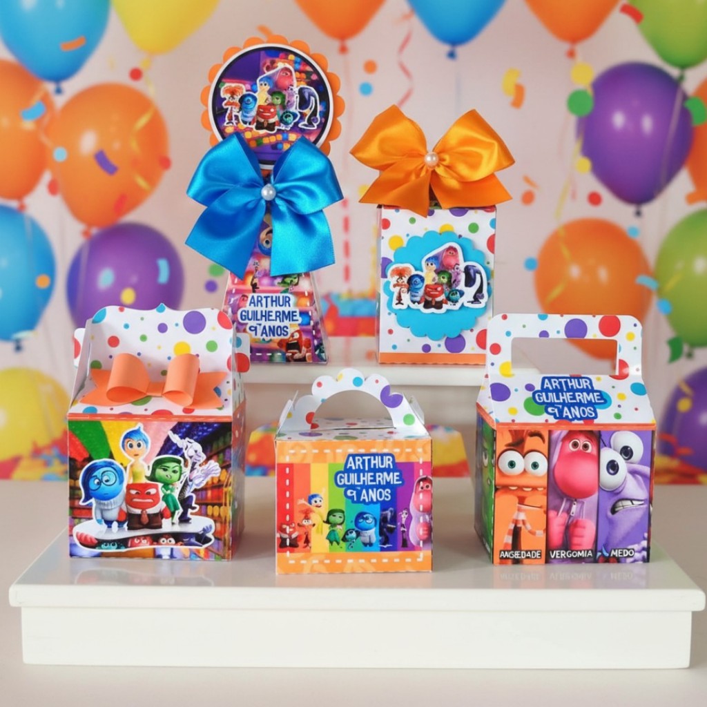 Kit Festa Personalizados Divertidamente 2  Lembrancinhas Caixinhas para Festa - PEGUE E MONTE